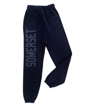 Load image into Gallery viewer, Navy Puff Print Joggers