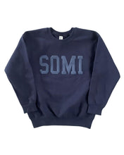 Load image into Gallery viewer, Navy Puff Print Sweater