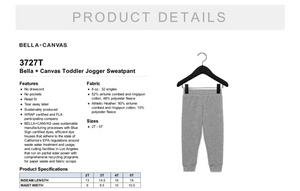 Navy Puff Print Joggers